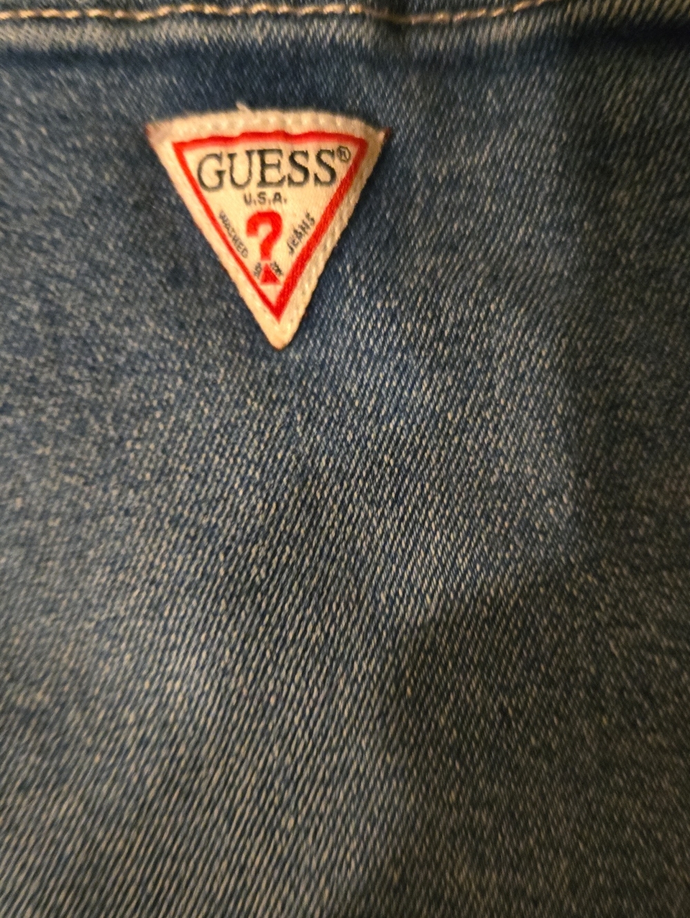 GUESS Jeans Women’s 29 Rhinestone Crystal Pocket Bling Cropped Denim